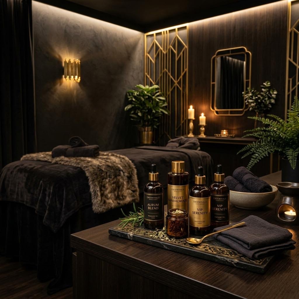 VIP luxury massage treatment detail at Mantra Luxury Spa